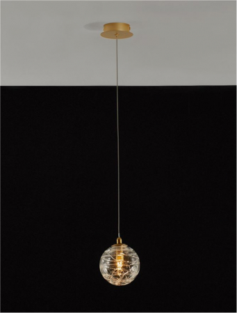 9006041 Pendul Nova Luce COEN G9 1x5W   Metal Brass Gold  IP20 [4]