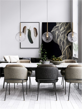 9006042 Pendul Nova Luce COEN E27 1x12W   Metal Brass Gold  IP20 [1]