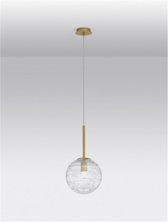 9006042 Pendul Nova Luce COEN E27 1x12W   Metal Brass Gold  IP20 [3]