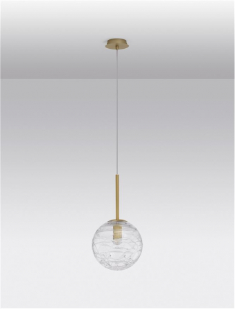 9006042 Pendul Nova Luce COEN E27 1x12W   Metal Brass Gold  IP20 [2]