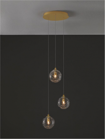 9006043 Lustra Nova Luce COEN G9 3x5W   Metal Brass Gold  IP20 [4]