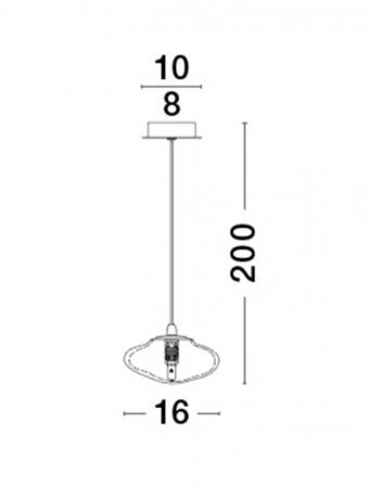 9006045 Pendul Nova Luce KING G9 1x5W   Metal Brass Gold  IP20 [5]