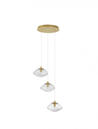 ILUMINAT - 9006048 Lustra Nova Luce KING G9 3x5W   Metal Brass Gold  IP20