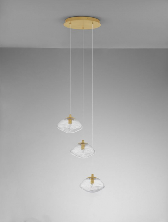 9006048 Lustra Nova Luce KING G9 3x5W   Metal Brass Gold  IP20 [2]