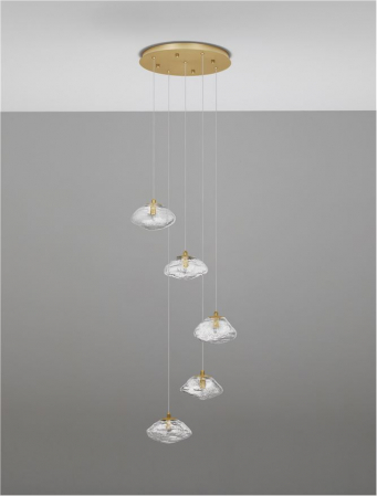 9006049 Lustra Nova Luce KING G9 5x5W   Metal Brass Gold  IP20 [2]