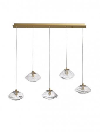 ILUMINAT - 9006050 Lustra Nova Luce KING G9 5x5W   Metal Brass Gold  IP20