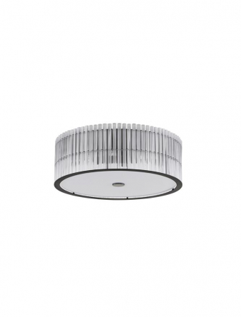 Moderne - 9006058 Plafoniera Nova Luce BAROK G9 6x5W   Metal Clear Glass Matt Black  IP20