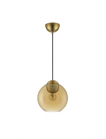 ILUMINAT - 9009239 Pendul Nova Luce MIDORI E27 1x12W   Metal & Glass Brass Gold  IP20