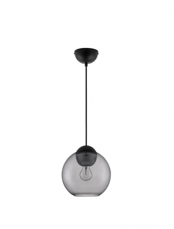 Moderne - 9009241 Pendul Nova Luce MIDORI E27 1x12W   Metal & Glass Matt Black  IP20