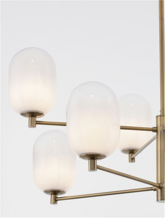 9009245 Pendul Nova Luce BALOR G9 8x5W   Metal Brass Gold  IP20 [3]