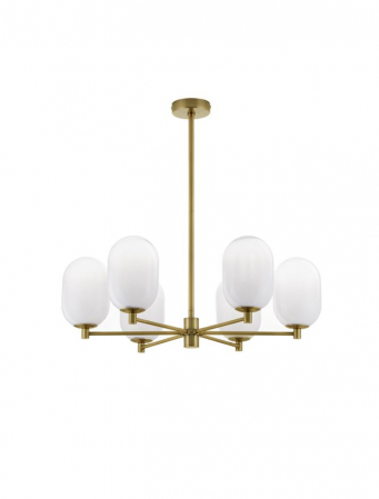 Moderne - 9009246 Pendul Nova Luce BALOR G9 6x5W   Metal Brass Gold  IP20