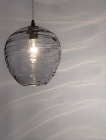 9009258 Pendul Nova Luce EVLEEN E27 1x12W   Metal & Glass Matt Black  IP20 [3]