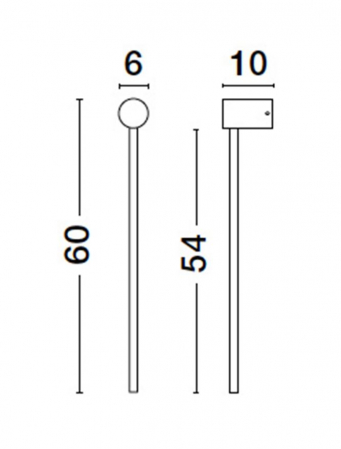 9009322 Aplica Nova Luce SYNTHESI LED 17W 777lm 3000K Aluminium & Acrylic Sandy Black Nedimabil IP20 [4]