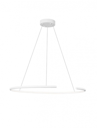 Lustre - 9010021 Lustra Nova Luce BREDA LED 30W 1480lm 3000K Aluminium & Acrylic Sandy White Nedimabil IP20