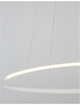 9010021 Lustra Nova Luce BREDA LED 30W 1480lm 3000K Aluminium & Acrylic Sandy White Nedimabil IP20 [4]