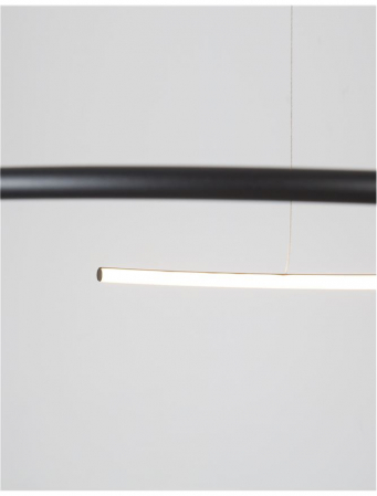 9010023 Lustra Nova Luce BREDA LED 29W 1480lm 3000K Aluminium & Acrylic Sandy Black Nedimabil IP20 [5]
