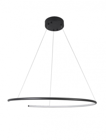 Lustre - 9010023 Lustra Nova Luce BREDA LED 29W 1480lm 3000K Aluminium & Acrylic Sandy Black Nedimabil IP20