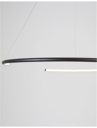 9010023 Lustra Nova Luce BREDA LED 29W 1480lm 3000K Aluminium & Acrylic Sandy Black Nedimabil IP20 [3]