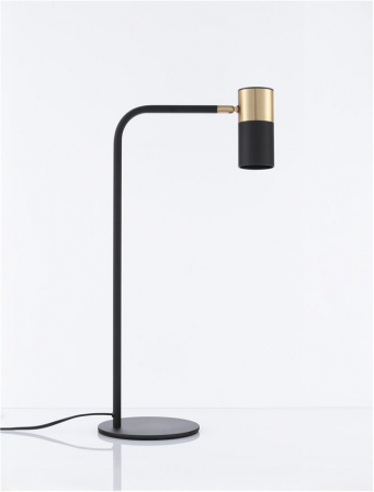 9010225 Veioza Nova Luce PONGO GU10 1x10W   Aluminium Sandy Black & Gold  IP20 [2]