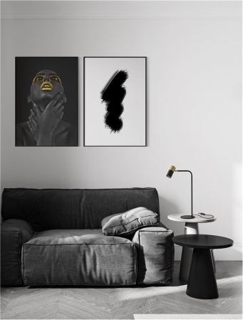 9010225 Veioza Nova Luce PONGO GU10 1x10W   Aluminium Sandy Black & Gold  IP20 [1]