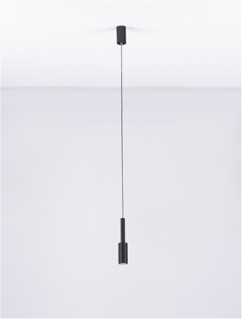 9010228 Pendul Nova Luce JOY LED 7W 703lm 3000K Aluminium Sandy Black Nedimabil IP20 [3]