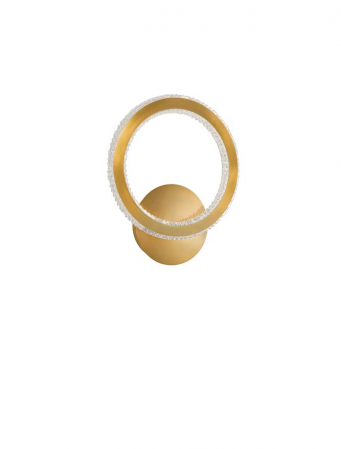 Moderne - 9011135 Aplica Nova Luce CILION LED 19W 1292lm 3000K IP20 Aluminiu/Acril Brass Gold