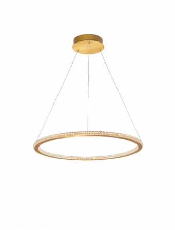 Moderne - 9011138 Suspensie Nova Luce CILION LED 48W 3264lm 3000K IP20 Aluminiu/Acril Brass Gold
