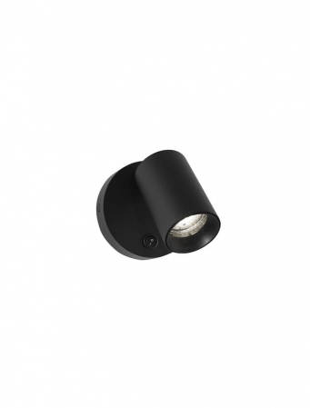 Moderne - 9011922 Aplica Nova Luce NET GU10 1X10W lm  IP20 Aluminium Sandy Black