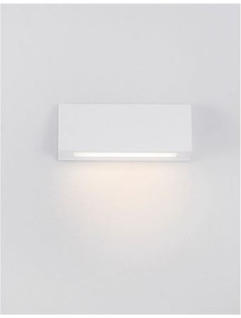 9018061  Nova Luce LIV LED 3,5W 150lm 3000K IP54 Aluminium & Glass Diffuser White Die-Casting Beam 120 degrees [4]