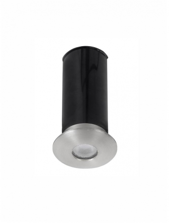 ILUMINAT EXTERIOR - 9019212  Nova Luce BANG LED 1W 60lm 3000K IP67 Aluminium Satin Nickel Beam Angle 40 degrees Cable Lenght 1.80m driver 9020170 included