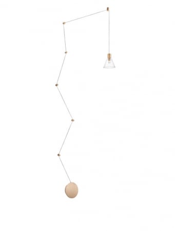 Lustre - 9028811 Suspensie/Aplica Nova Luce MARCE LED 5W 250lm 3000K IP20 Aluminium/Glass Gold
