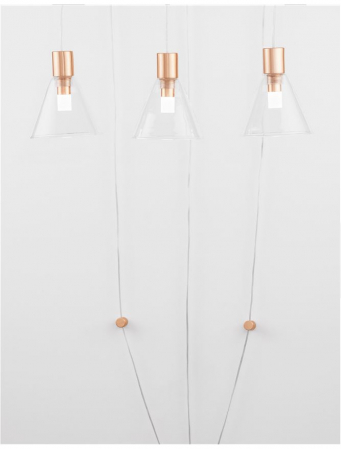 9028813 Suspensie/Aplica Nova Luce MARCE LED 15W 750lm 3000K IP20 Aluminium/Glass Gold [5]