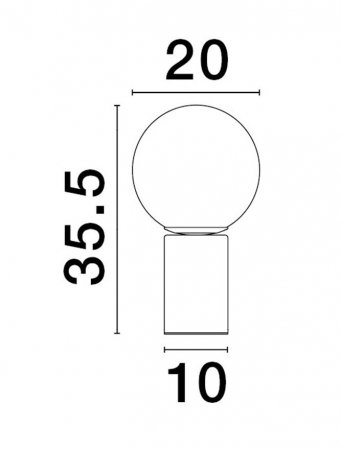 9028842 Veioza Nova Luce VITA E27 1x12W   Metal Brass Gold  IP20 [4]