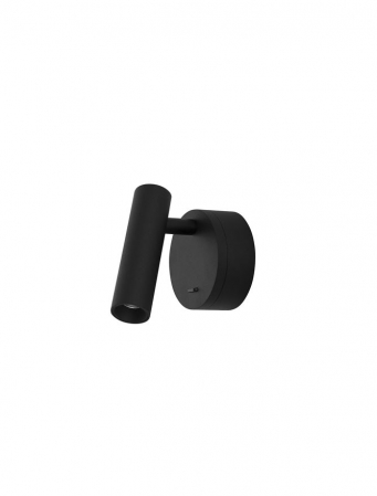 ILUMINAT - 9030202 Aplica Nova Luce CLIP LED 3W 190lm 3000K Aluminium Sandy Black Nedimabil IP20