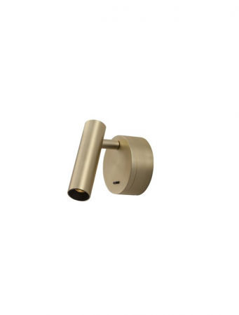 9030203 Aplica Nova Luce CLIP LED 3W 190lm 3000K Aluminium Satin Brass Nedimabil IP20
