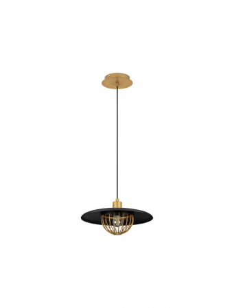 Moderne - 9035952 Pendul Nova Luce FOX E27 1x12W   Metal Gold & Black  IP20