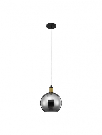9035960 Pendul Nova Luce MIRRO E27 1x12W   Metal & Glass Smoke Glass Gold  IP20