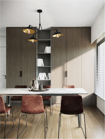 9035978 Lustra Nova Luce MIRBA E27 3x12W   Metal Sandy Black  IP20 [1]