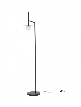 ILUMINAT - 9043309 Lampadar Nova Luce PIELO G9 1x5W   Metal & Opal Glass Sandy Black  IP20