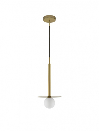 Moderne - 9043311 Pendul Nova Luce PIELO G9 1x5W   Metal & Opal Glass Brass Gold  IP20