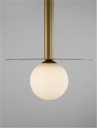 9043311 Pendul Nova Luce PIELO G9 1x5W   Metal & Opal Glass Brass Gold  IP20 [7]