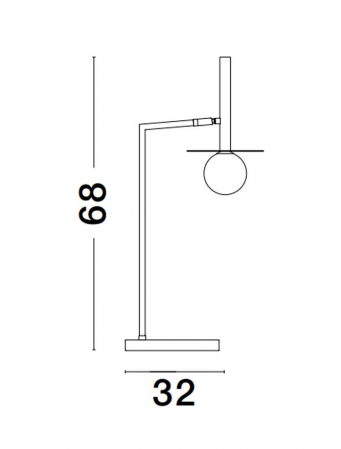 9043313 Veioza Nova Luce PIELO G9 1x5W   Metal & Opal Glass Brass Gold  IP20 [1]