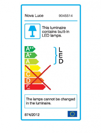 9045514  Nova Luce PASSAGGIO LED 1W 60lm 3000K IP54 Aluminium White Cable Lenght 1.80m Connect it with driver 9020170 [5]