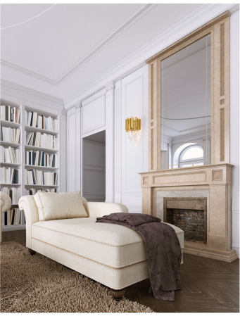 9050100 Aplica Nova Luce GRANE E14 2x5W   Metal & Crystal Gold  IP20 [1]