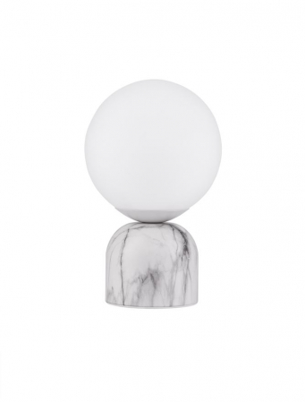 9050164 Veioza Nova Luce KENIO E14 1X5W   Glass  White  IP20 [0]
