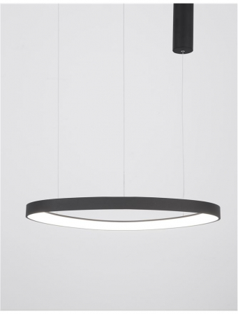 Lustra Nova Luce ESTEVA 9053552 LED 48W 2400lm 3000K IP20 Aluminiu/Acril Sandy Black [3]