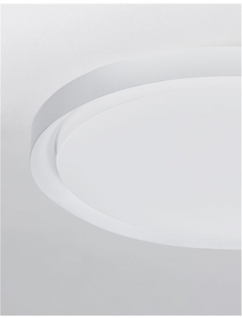 9053591 Plafoniera Nova Luce TROY LED 40W 2200lm 3000K Metal & Acrylic  Matt White Dimabil Triac IP20 [4]