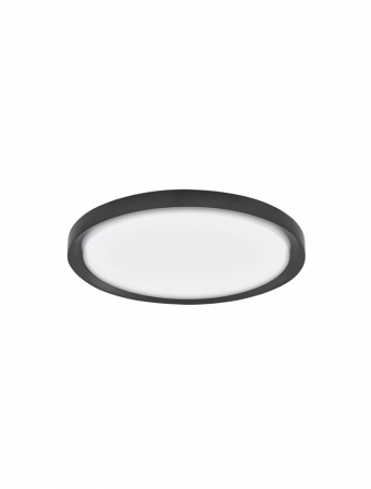 ILUMINAT INTERIOR - 9053592 Plafoniera Nova Luce TROY LED 40W 2200lm 3000K Metal & Acrylic  Matt Black Dimabil Triac IP20