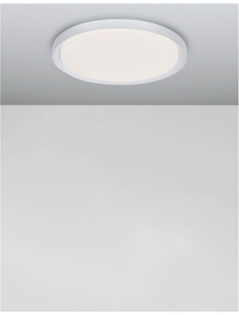 9053593 Plafoniera Nova Luce TROY LED 50W 2750lm 3000K Metal & Acrylic  Matt White Dimabil Triac IP20 [3]