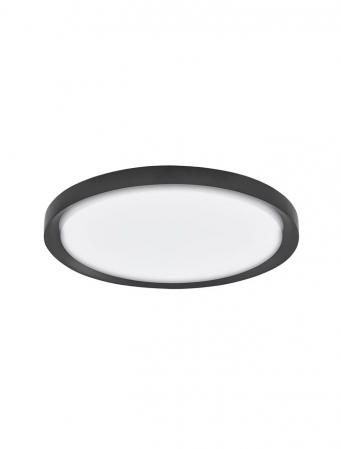ILUMINAT INTERIOR - 9053594 Plafoniera Nova Luce TROY LED 50W 2750lm 3000K Metal & Acrylic  Matt Black Dimabil Triac IP20